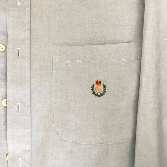 Ralph Lauren/ Chaps/ 100% Cotton/ Button-Up - Picture 1 of 4